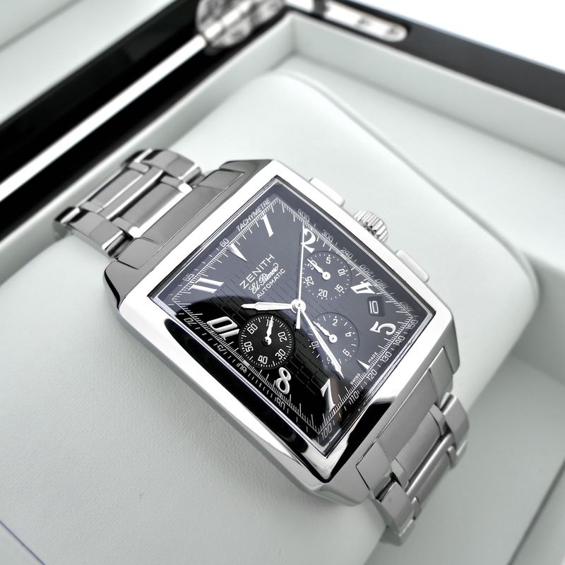 Image 20 of Zenith El Primero 'Port Royal' 03.0550.400; Chronograph men's watch