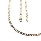 Image 1 of Gold Figaro link chain | 51 cm