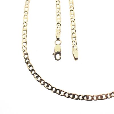 Gold Figaro link chain | 51 cm Image 1 of Gold Figaro link chain | 51 cm