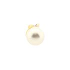 Afbeelding 7 van Bicolor gouden hanger met parel en diamant; 0,20 ct.