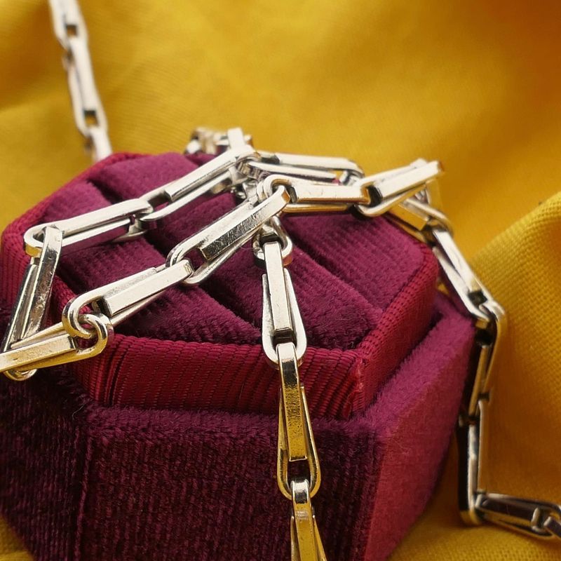 Image 2 of Silver Fantasy Link Necklace