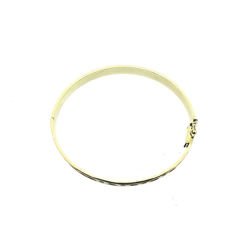 Image 2 of Gold slave bracelet with engravings