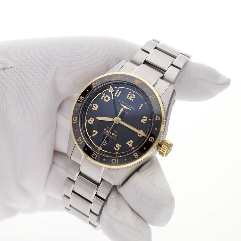 Image 7 of Longines Spirit Zulu Time Chronometer L3.802.5.53.6; Automatic men's watch with UTC