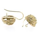 Image 5 of Gold earrings with leaves