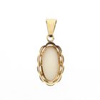 Image 6 of Gold pendant with white opal | Vintage