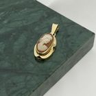 Image 11 of Vintage gold pendant with cameo