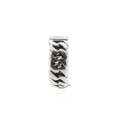 Image 2 of Silver Buddha to Buddha ring chain small