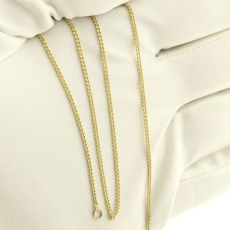 Image 7 of Gold gourmet link chain | 50 cm