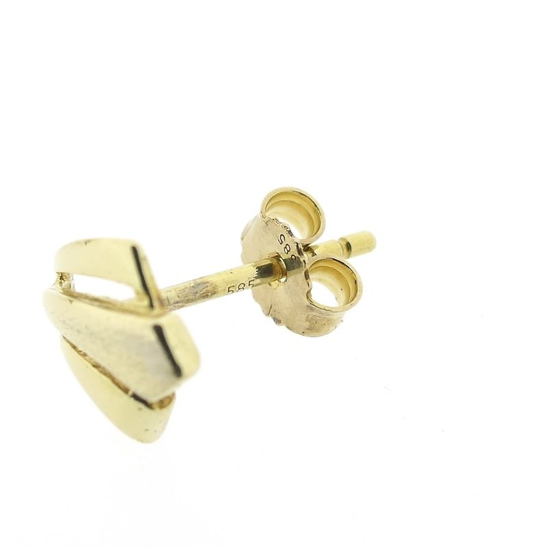 Image 6 of Golden fantasy stud earrings