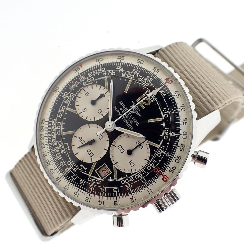 Image 6 of Breitling Navitimer 7806; 1970s pilot's chronograph watch