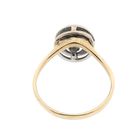 Image 2 of Two-tone gold solitaire ring with diamond; 0.06 ct.