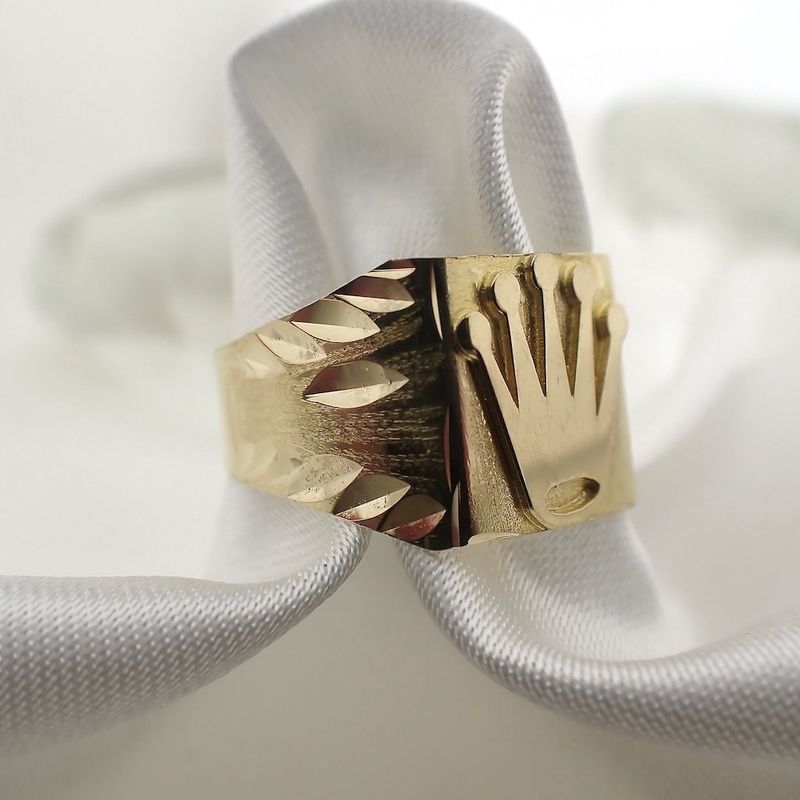 Image 3 of Gold ring with Rolex crown | Men