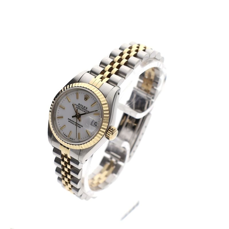 Image 8 of Rolex Lady-Datejust 26mm 69173; Vintage 18k gold/steel women's watch