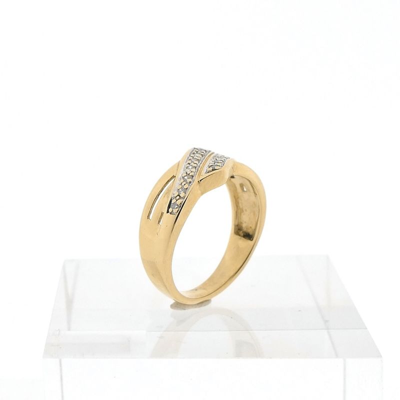 Image 7 of Gold ring with diamonds | 0.07 ct.