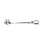 Image 8 of White gold pendant with diamond | 0.04 ct.