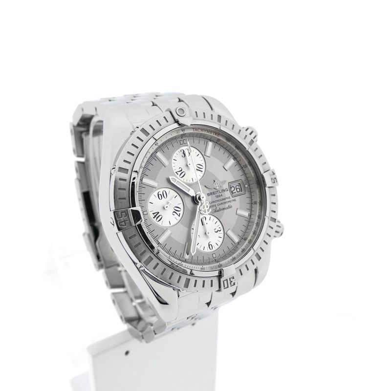 Image 3 of Breitling Chronomat Evolution 'Grey' A13356; Chronograph men's watch