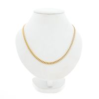 8 carat flat gourmet link chain