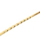 Image 4 of Gold lapel pin with diamond; approx. 0.10 ct.