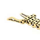 Image 6 of Gold link bracelet with diamonds; 2.19 ct.