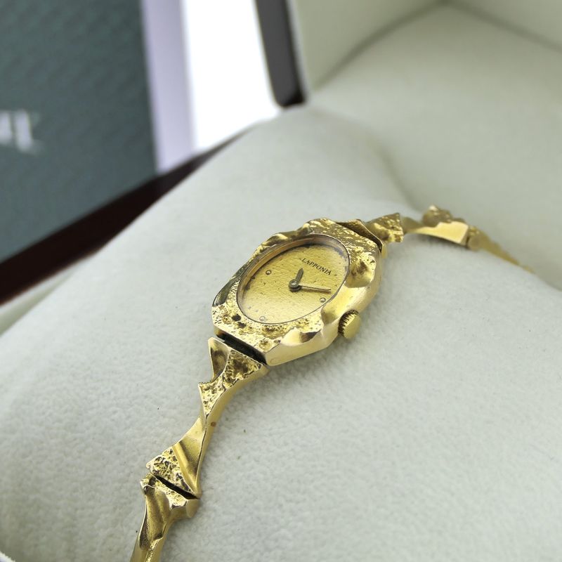 Image 15 of Lapponia 'Pola-Negri'; Vintage 14k. gold design ladies watch