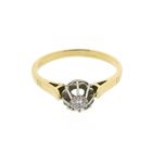 Image 3 of Gold ring with diamond; 0.20 ct.