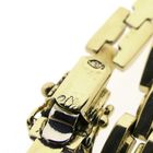 Image 7 of Gold Bismarck link bracelet