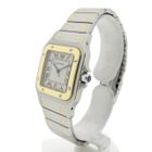 Image 2 of Cartier Santos Galbee; Gold/steel unisex watch