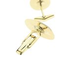 Image 4 of Gold cufflinks with green cameo