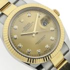 Image 15 of Rolex Datejust 41mm 126333; 18k gold/steel men's watch with diamonds
