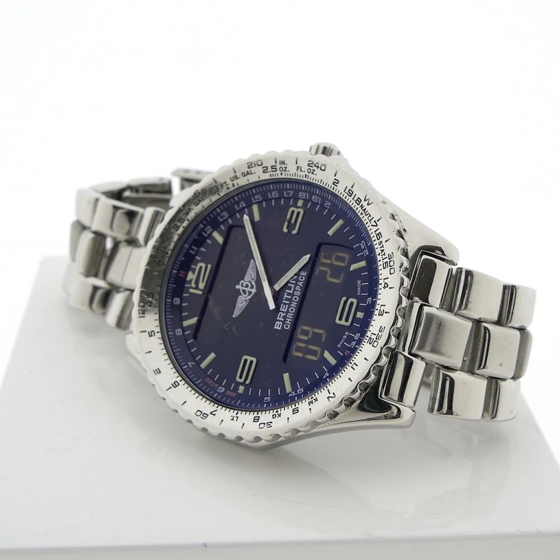 Image 5 of Breitling Chronospace; Analog/digital pilot's watch