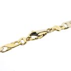 Image 5 of Two-tone gold men's necklace with diamonds