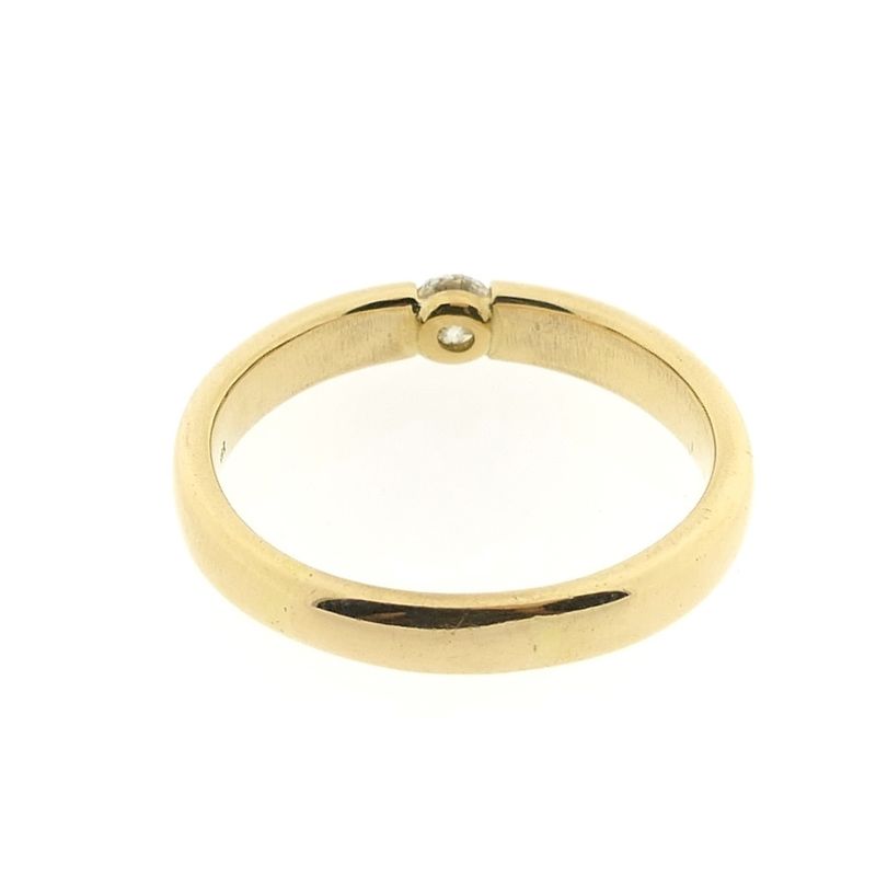 Image 4 of Gold solitaire ring with diamond 0.35 ct.