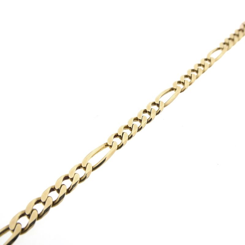 Image 9 of 8 carat Figaro link bracelet