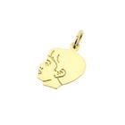 Image 8 of Gold pendant child's head boy