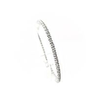 White gold tennis bracelet with diamond; 1.00 ct.