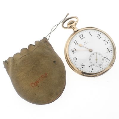 Omega; Antique 18k gold pocket watch Image 2 of Omega; Antique 18k gold pocket watch