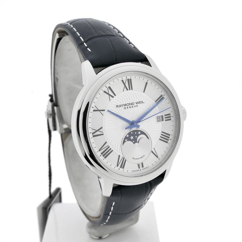 Image 3 of Raymond Weil Maestro 'Moon Phase' 2239-STC-00659; Automatic men's watch with moon phase