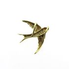 Image 5 of Gold pendant of a swallow