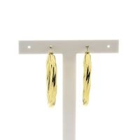 Gold spiral earrings