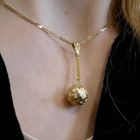 Image 4 of Vintage gold pendant with ball