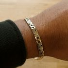 Image 10 of Two-tone gold magnum fantasy link bracelet | 21.5 cm