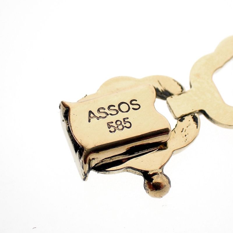 Image 8 of Golden fantasy link bracelet | Assos | 19.0 cm