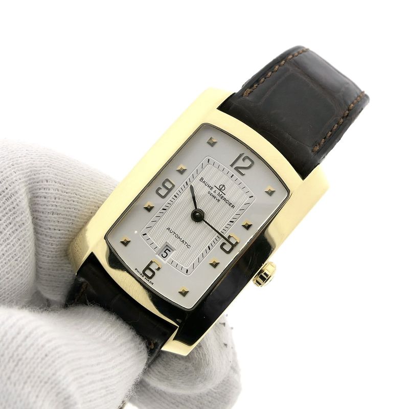 Image 8 of Baume Mercier Hampton; Automatic 18k gold watch