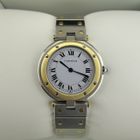 Image 21 of Cartier Santos Ronde 32mm 8191; 18k. Gold/steel watch