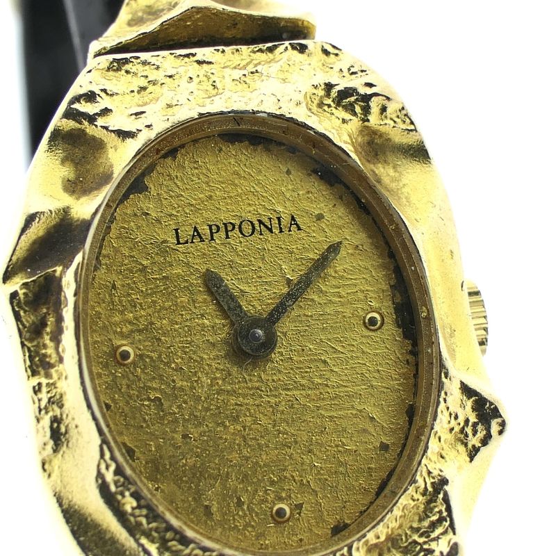 Image 5 of Lapponia 'Pola-Negri'; Vintage 14k. gold design ladies watch