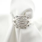 Image 2 of Silver bracelet with a fantasy design; E. Granit & Co | Ø 48 mm