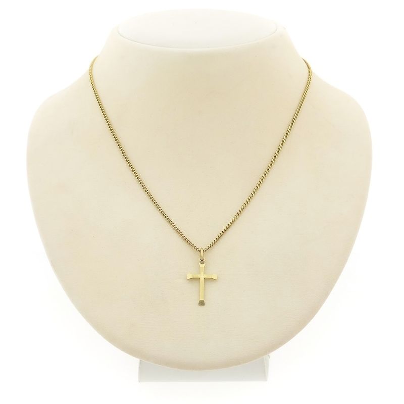 Image 3 of Gold pendant of a cross