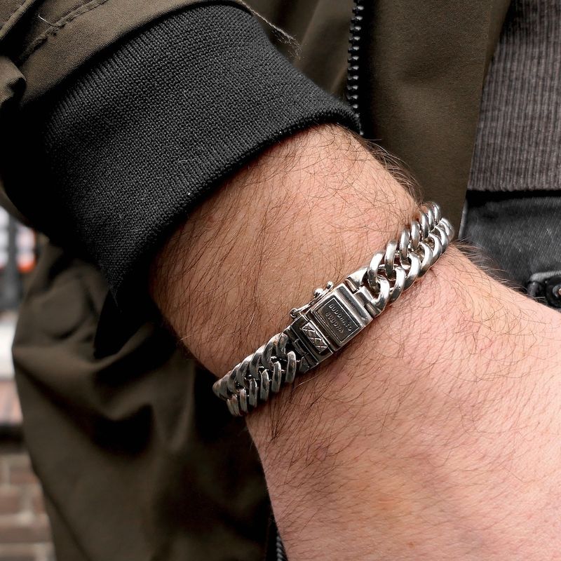 Image 9 of Silver BUDDHA TO BUDDHA bracelet; Chain XS | 18.5 cm