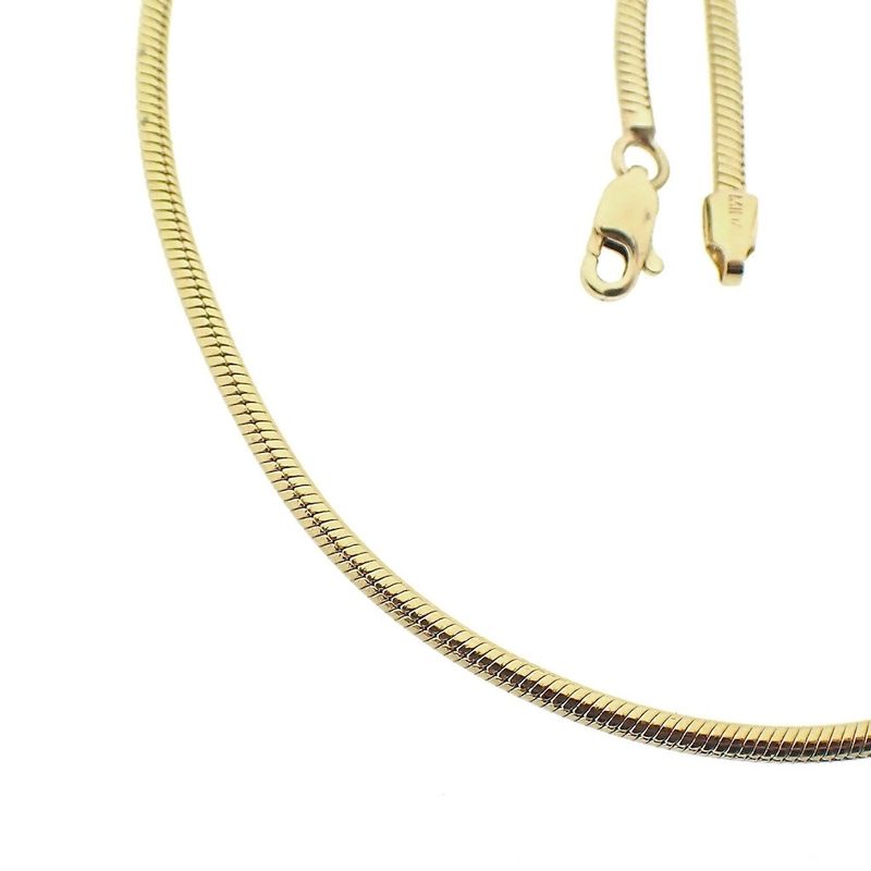 Image 1 of Gold snake link chain | 45 cm
