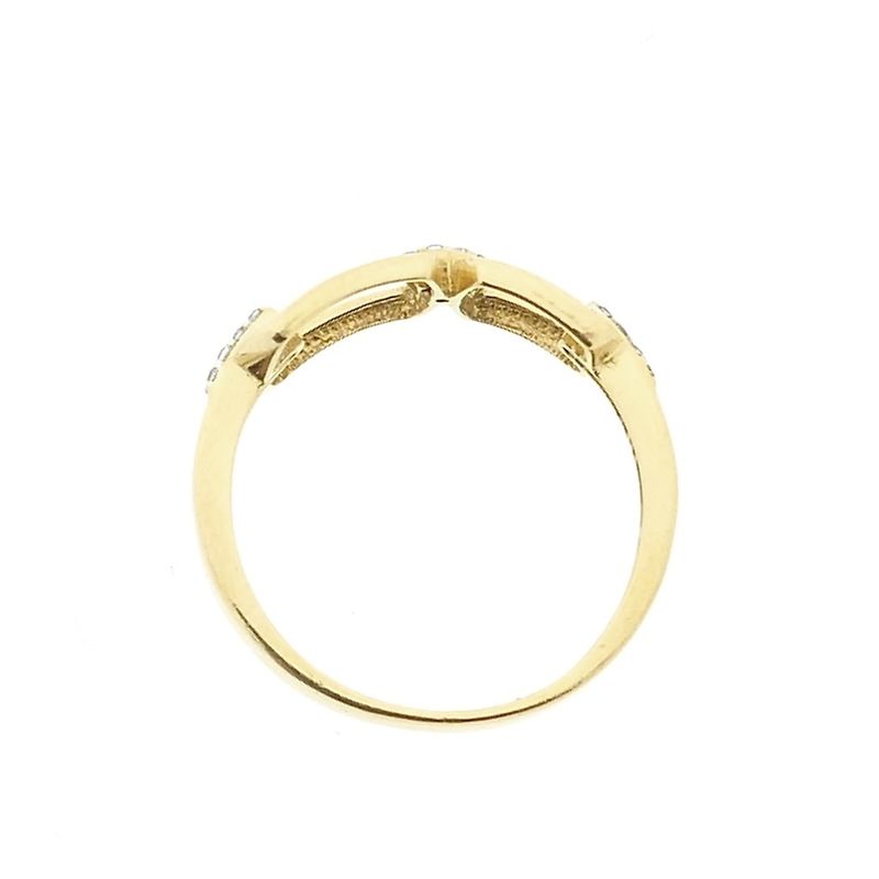 Image 5 of Gold fantasy ring with zirconia